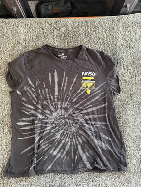 Hyper Space NASA Rocket Science Tie-Dye T-Shirt Size 2XL